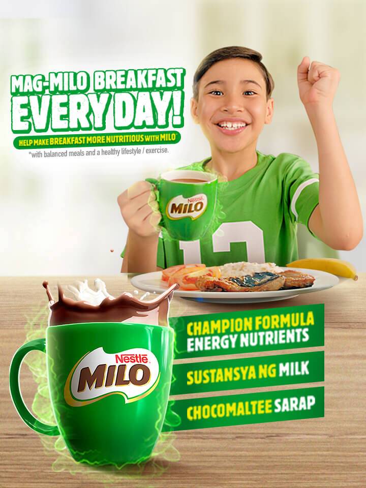 Nutrition Guide For Your Child's Breakfast MILO Nutrition Facts